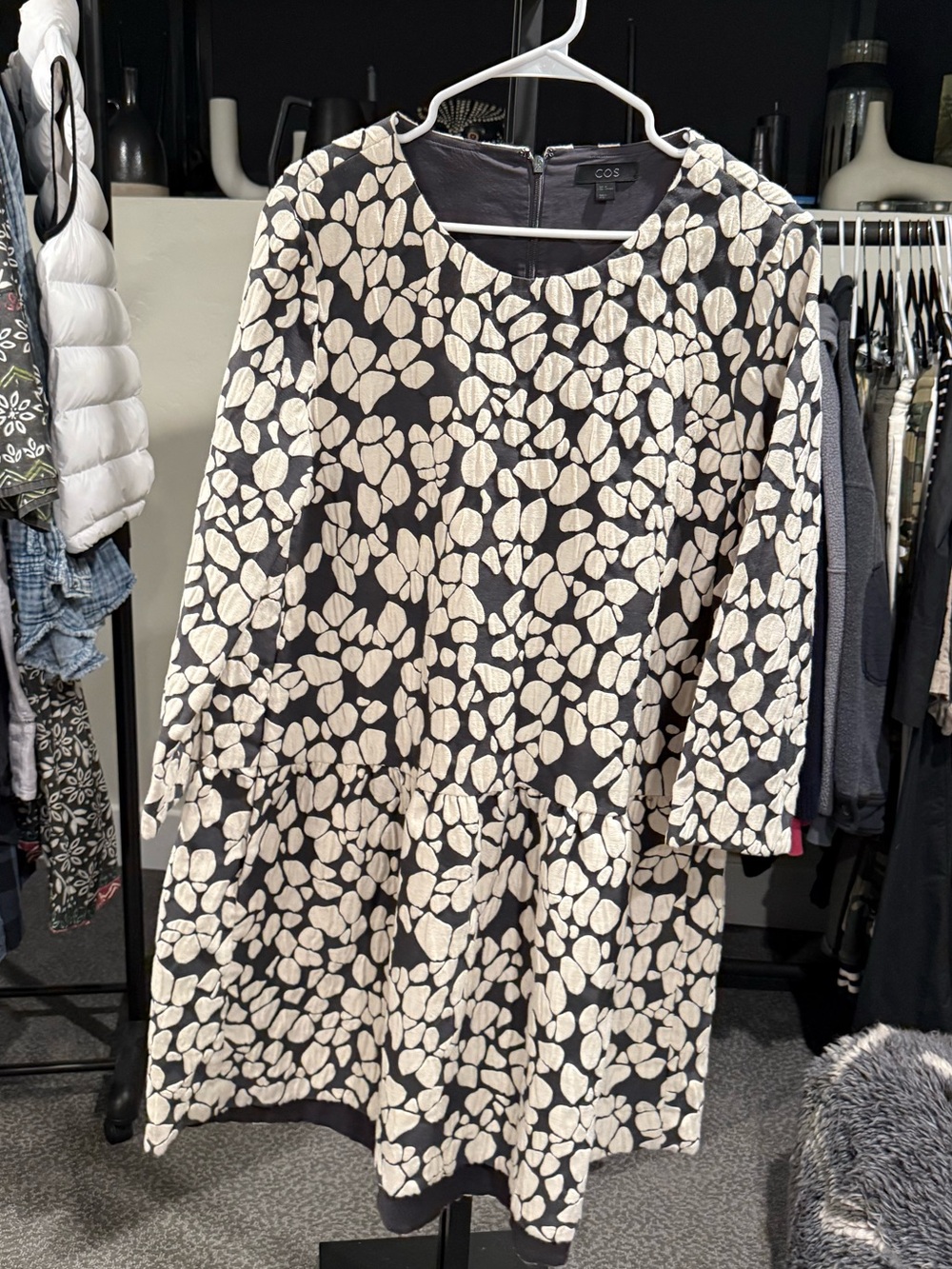 COS jacquard dress